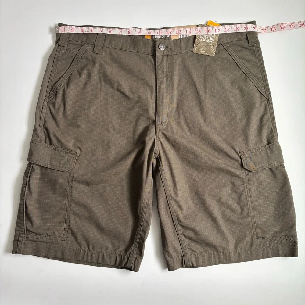 Carhartt Force Broxton Cargo Shorts Relaxed Fit Rugged Flex Stretch Tarmac Sz 42